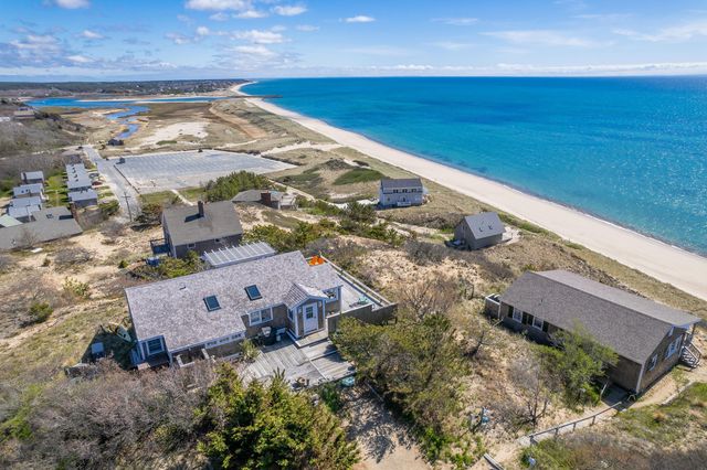 a view of building with an ocean view