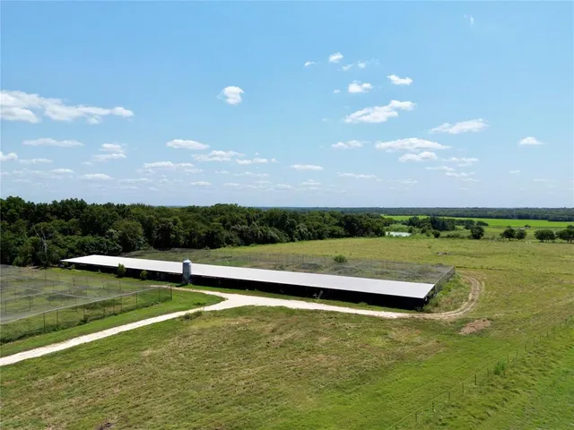a view of a lake with houses