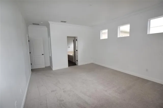 a view of empty room