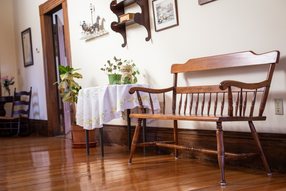 568 Whetstone Draft Road Mount Solon, VA 22843 - Photo 33 of 49 a view of a dining room with furniture and wooden floor