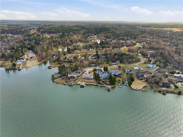 an aerial view of a city with lots of residential buildings