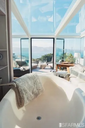 a front view of a building