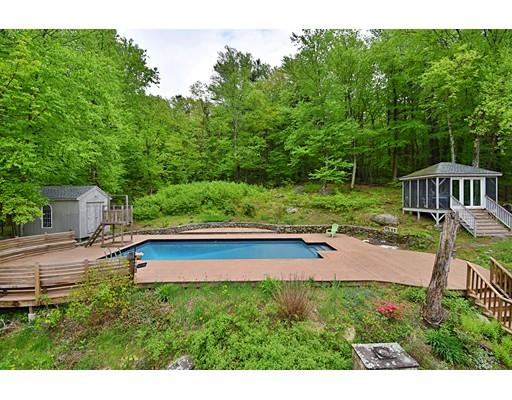 46 Meadow Road Bolton, MA 01740 - Photo 25 of 29 a view of a backyard with sitting area