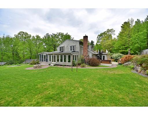 46 Meadow Road Bolton, MA 01740 - Photo 27 of 29 a view of a house with backyard and a hammock
