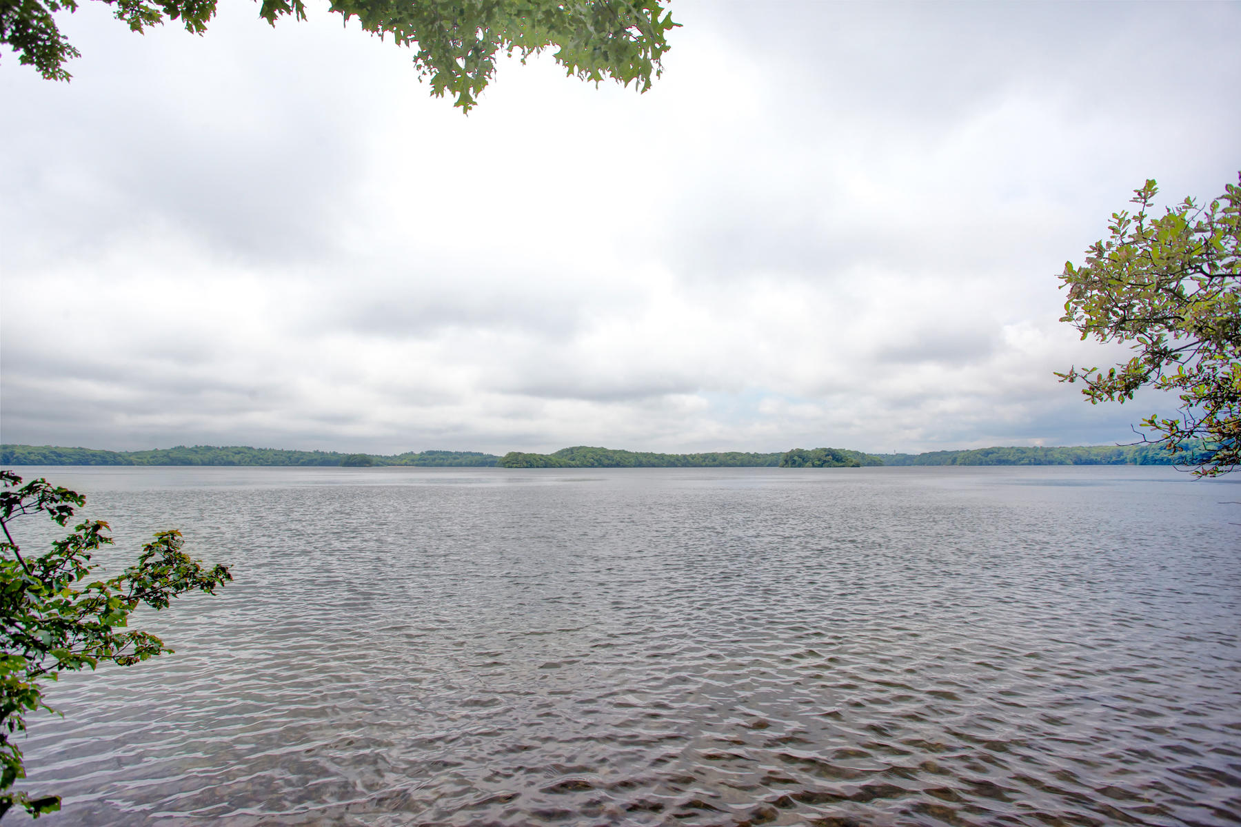 a view of outside space with mountain view