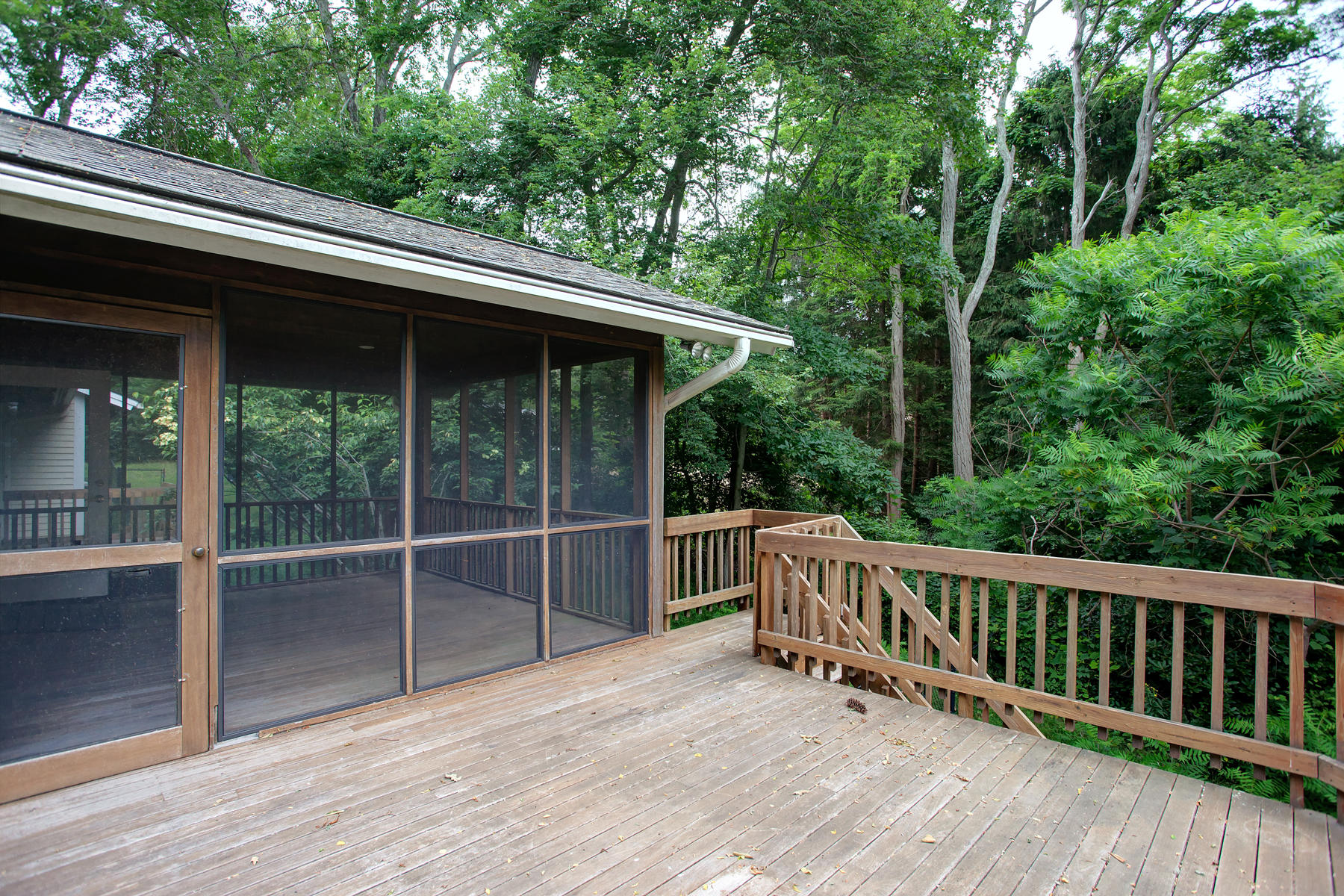 170 Pimlico Pond Road Mashpee, MA 02649 - Photo 20 of 29 a view of backyard with green space and wooden deck