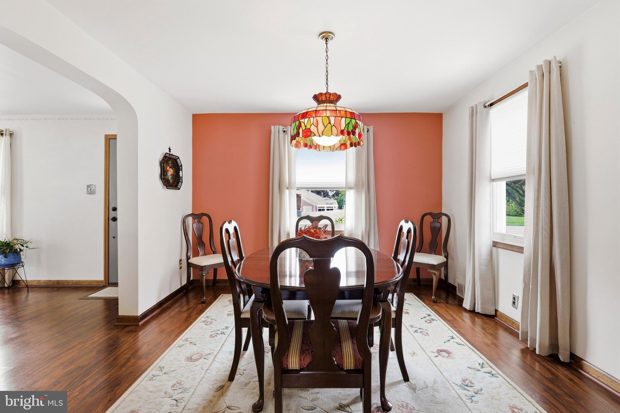 527 Saxer Avenue Springfield, PA 19064 - Photo 9 of 33 a view of a dining room with furniture window and wooden floor