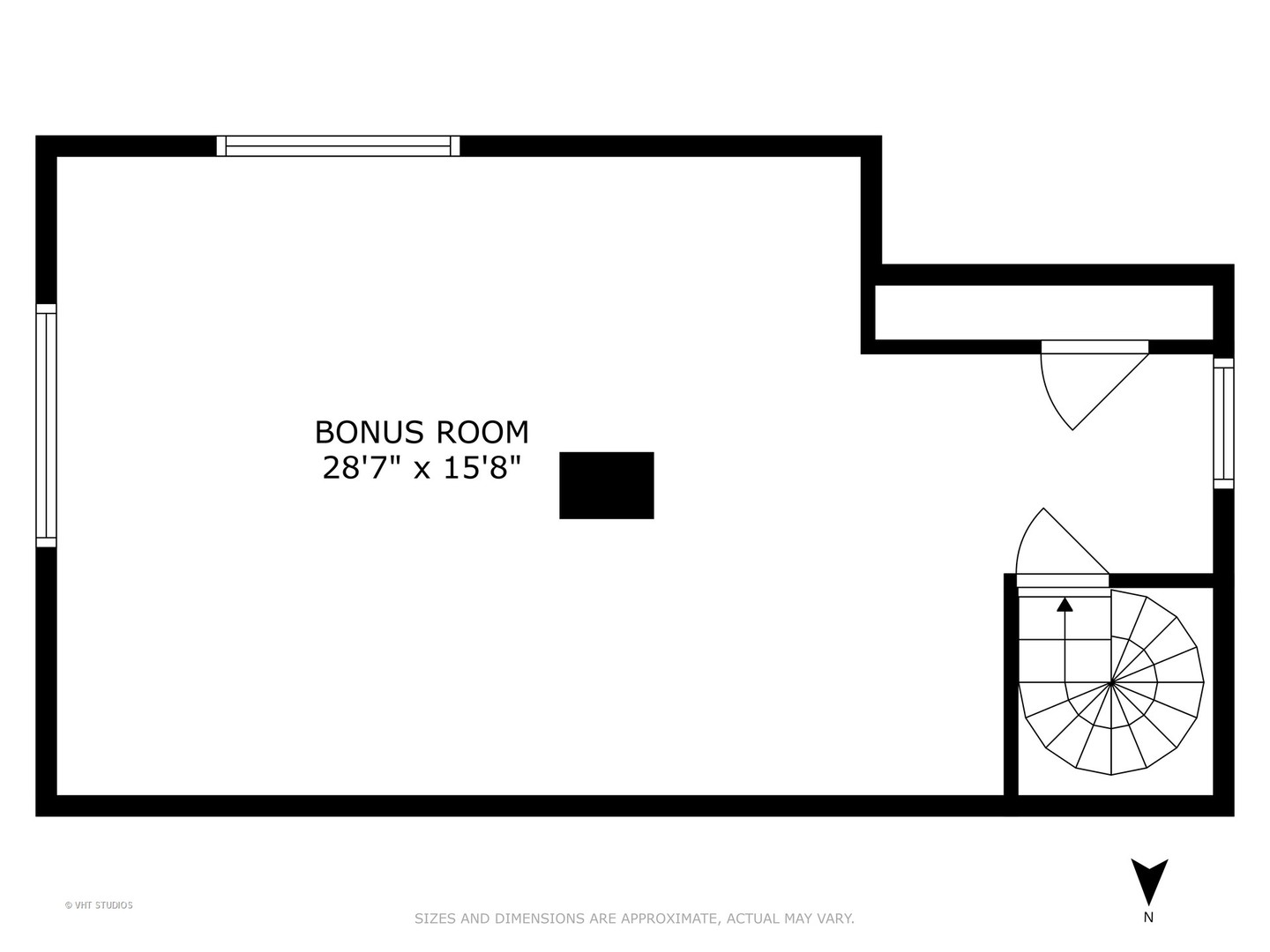 720 Willow Road Winnetka, IL 60093 - Photo 25 of 28 a black and white photo of a living room