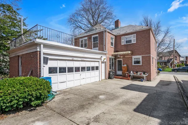 a view of a house with a patio