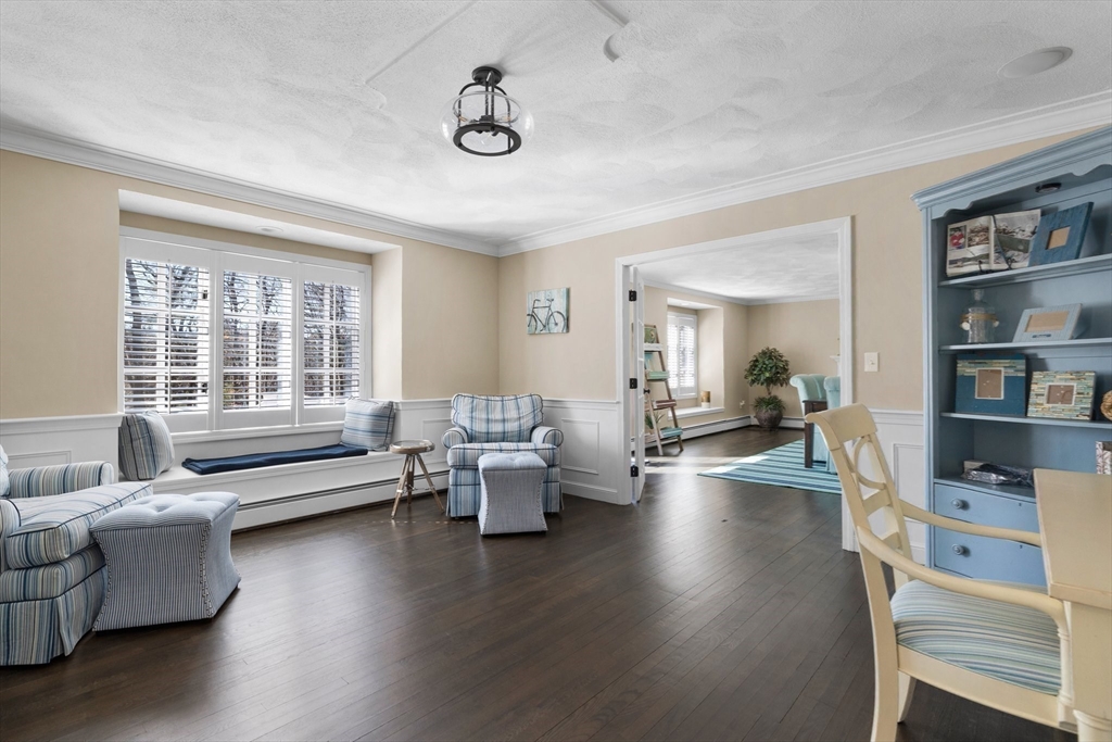 71 Porter Road Boxford, MA 01921 - Photo 11 of 37 a living room with furniture and a large window