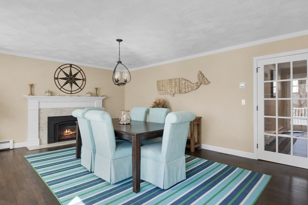 71 Porter Road Boxford, MA 01921 - Photo 12 of 37 a view of dining room with furniture and wooden floor