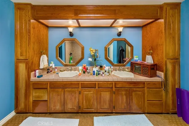 a front view of a house with large windows