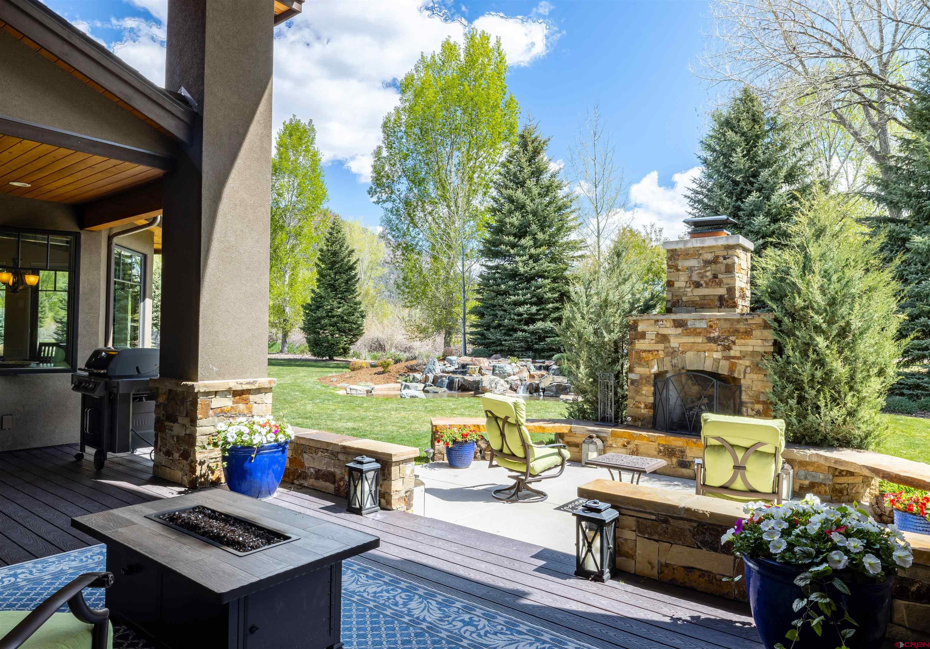 610 Red Rock Road Durango, CO 81301 - Photo 8 of 35 a view of a house with swimming pool and sitting area
