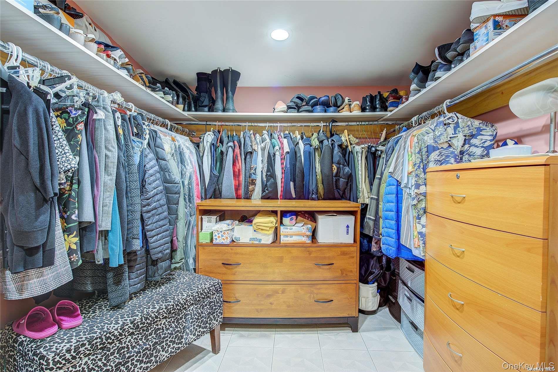 43-33 163rd Street Queens, NY 11358 - Photo 30 of 31 a view of walk in closet with clothes