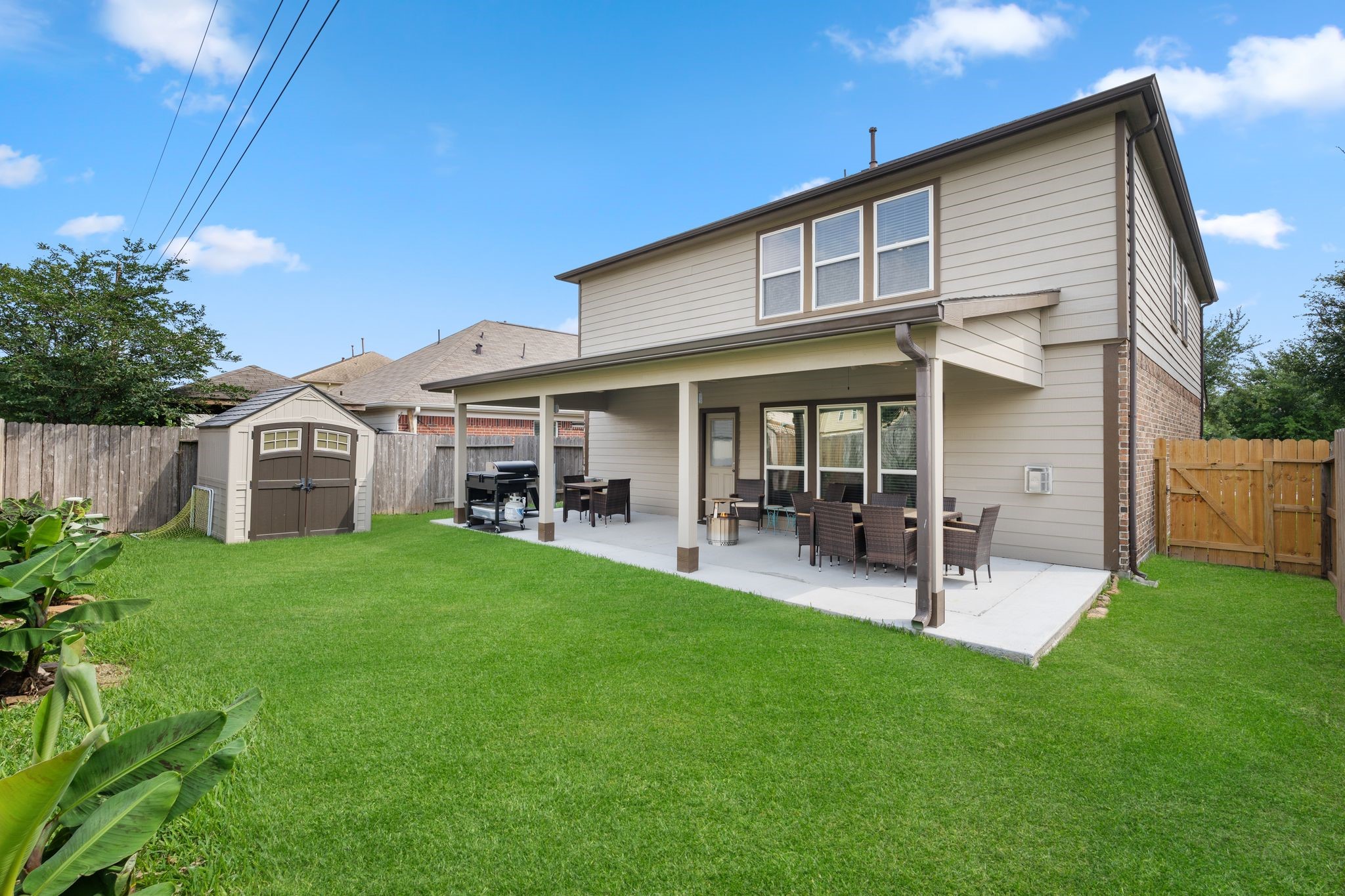 2678 Elm Crossing Trail Spring, TX 77386 - Photo 38 of 42 Imagine BBQs with friends or just a take-out night at home.