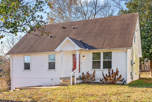 a backyard of a house