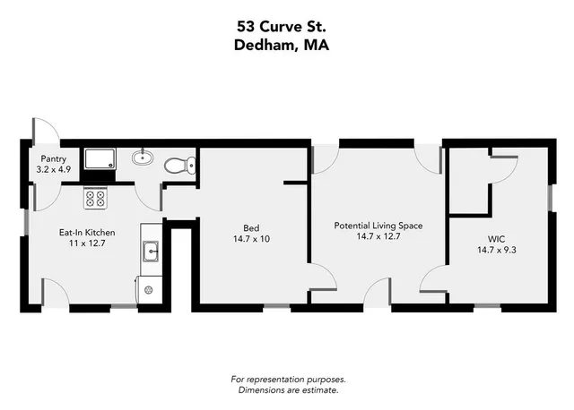 $1,150,000 | 4 Mt Hope Street, Dedham, MA 02026