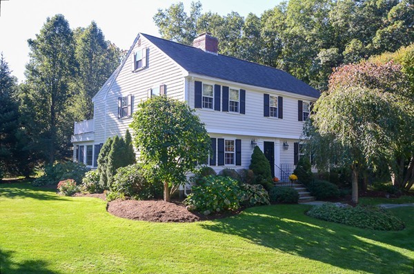 154 Hampshire Road Wellesley, MA 02481 - Photo 1 of 30 a aerial view of a house with a yard and large trees