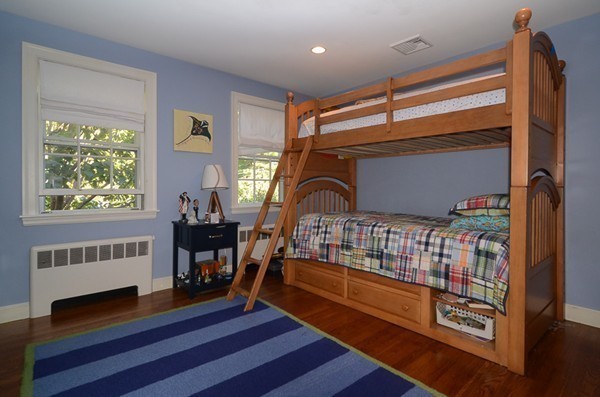 154 Hampshire Road Wellesley, MA 02481 - Photo 18 of 30 a bedroom with bunk bed and a window