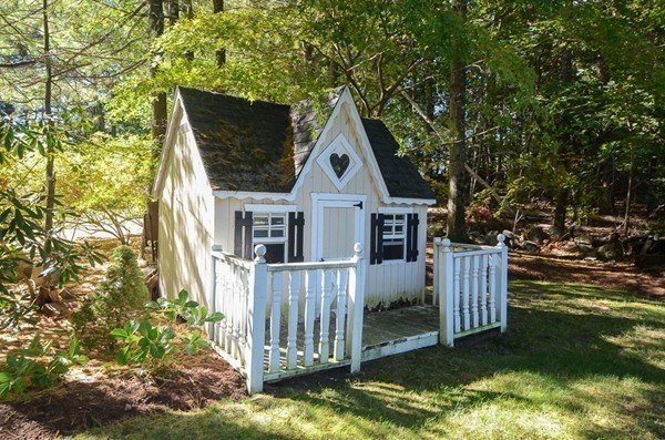 154 Hampshire Road Wellesley, MA 02481 - Photo 27 of 30 a view of a house with a yard and deck