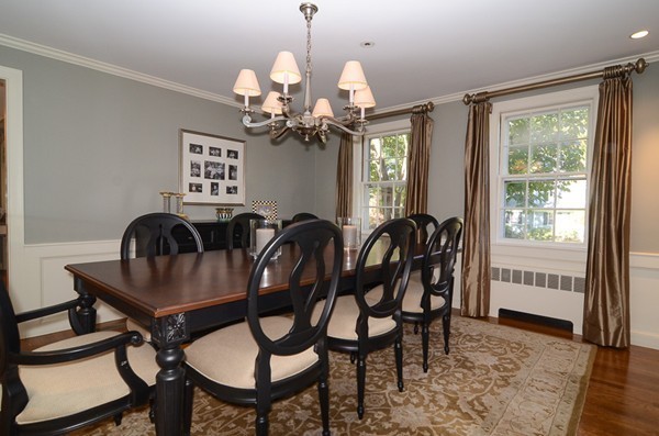 154 Hampshire Road Wellesley, MA 02481 - Photo 5 of 30 a view of a dining room with furniture window and wooden floor