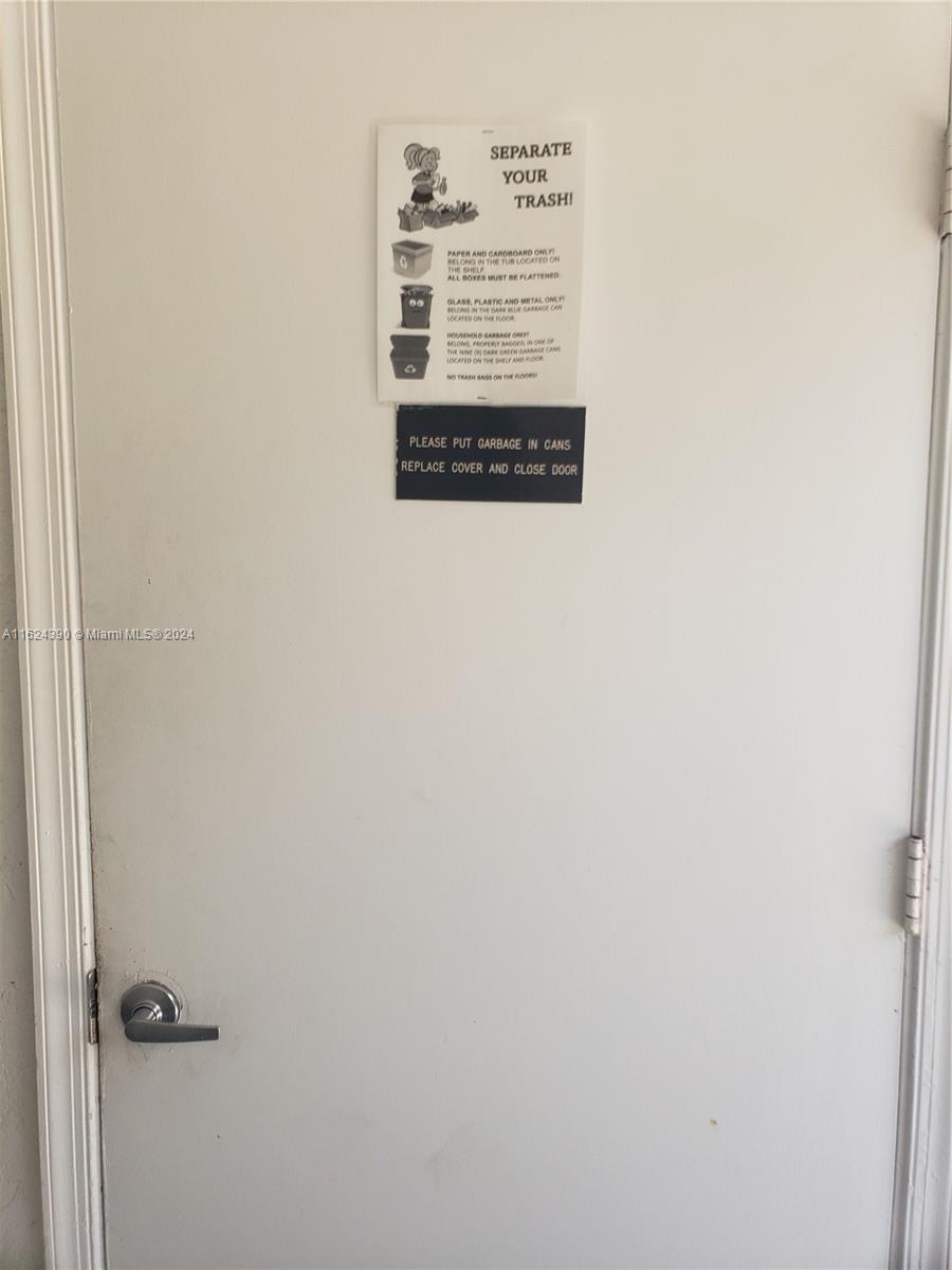 2220 Northeast 68th Street, Unit 1028 Fort Lauderdale, FL 33308 - Photo 38 of 39 Trash Room