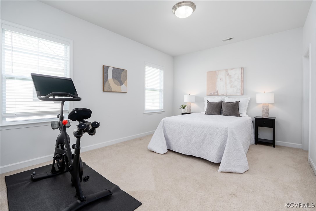 4816 Breeching Dee Lane Henrico, VA 23294 - Photo 18 of 25 a bedroom with a bed window and a desk