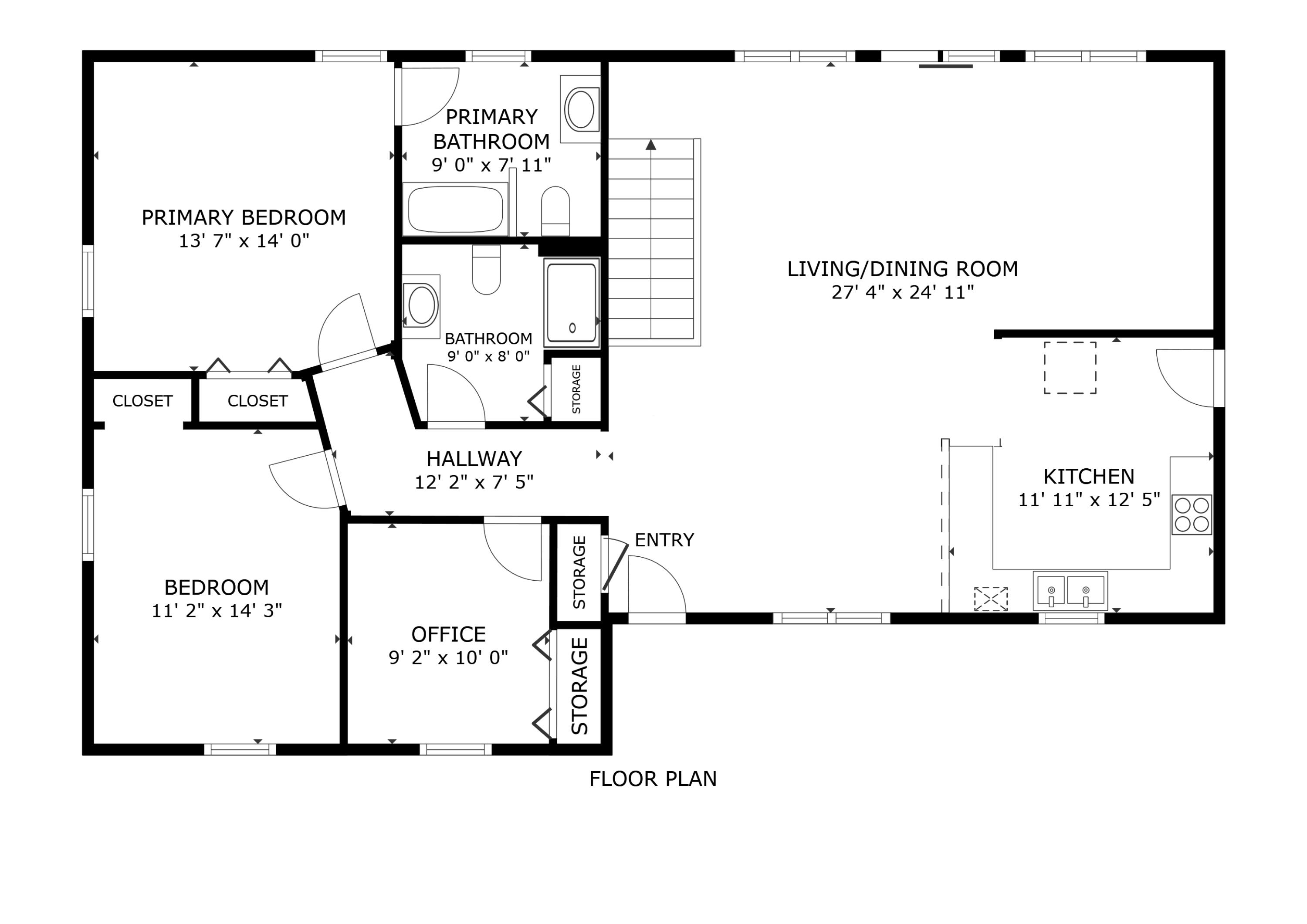 97 Cold Brook Road Sherman, ME 04776 - Photo 39 of 39 Floor Plan