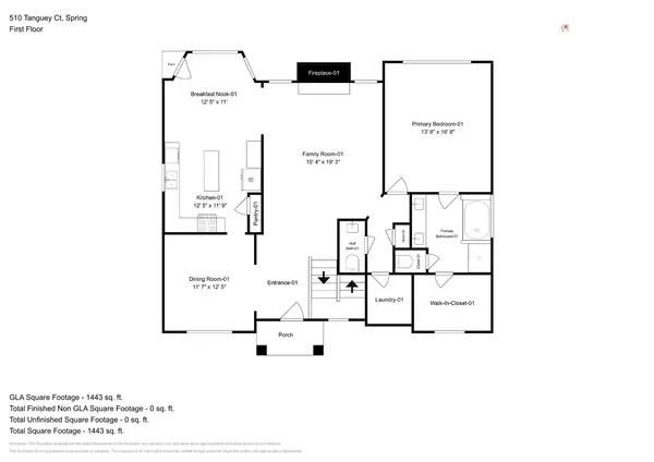 $2,500 | 510 Tanguey Court, Spring, TX 77388