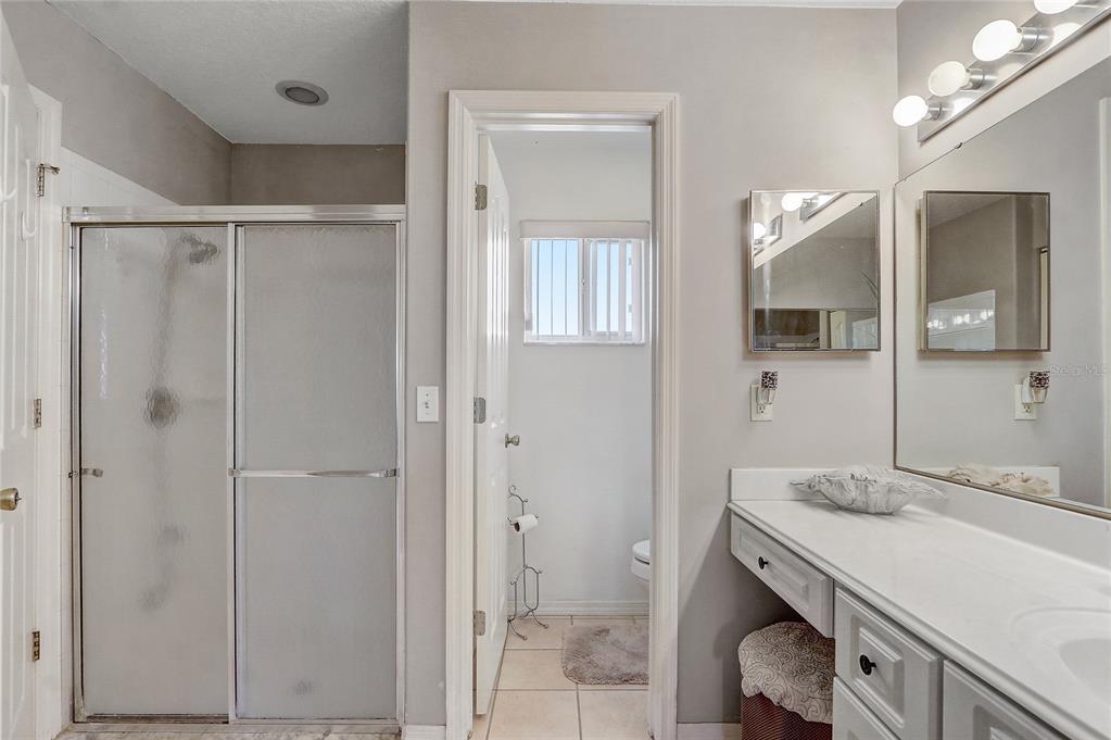 10031 Southwest 62nd Circle Ocala, FL 34476 - Photo 15 of 25 a bathroom with a sink and a mirror