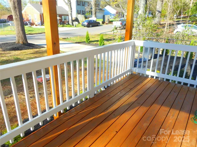 a view of city from a balcony