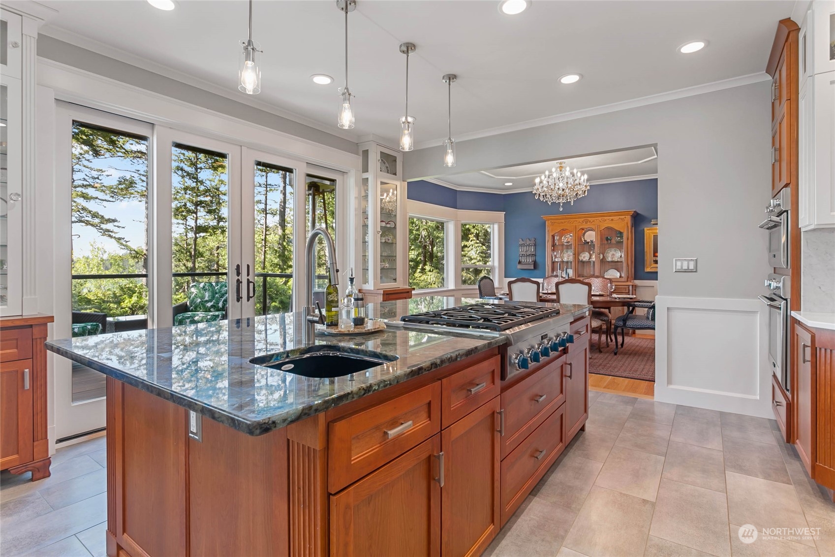 324 Sea Pines Road Bellingham, WA 98229 - Photo 15 of 40 a kitchen with stainless steel appliances granite countertop a stove and a sink