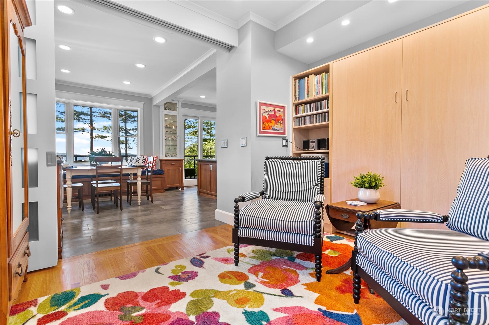 324 Sea Pines Road Bellingham, WA 98229 - Photo 21 of 40 a living room with furniture and a flat screen tv