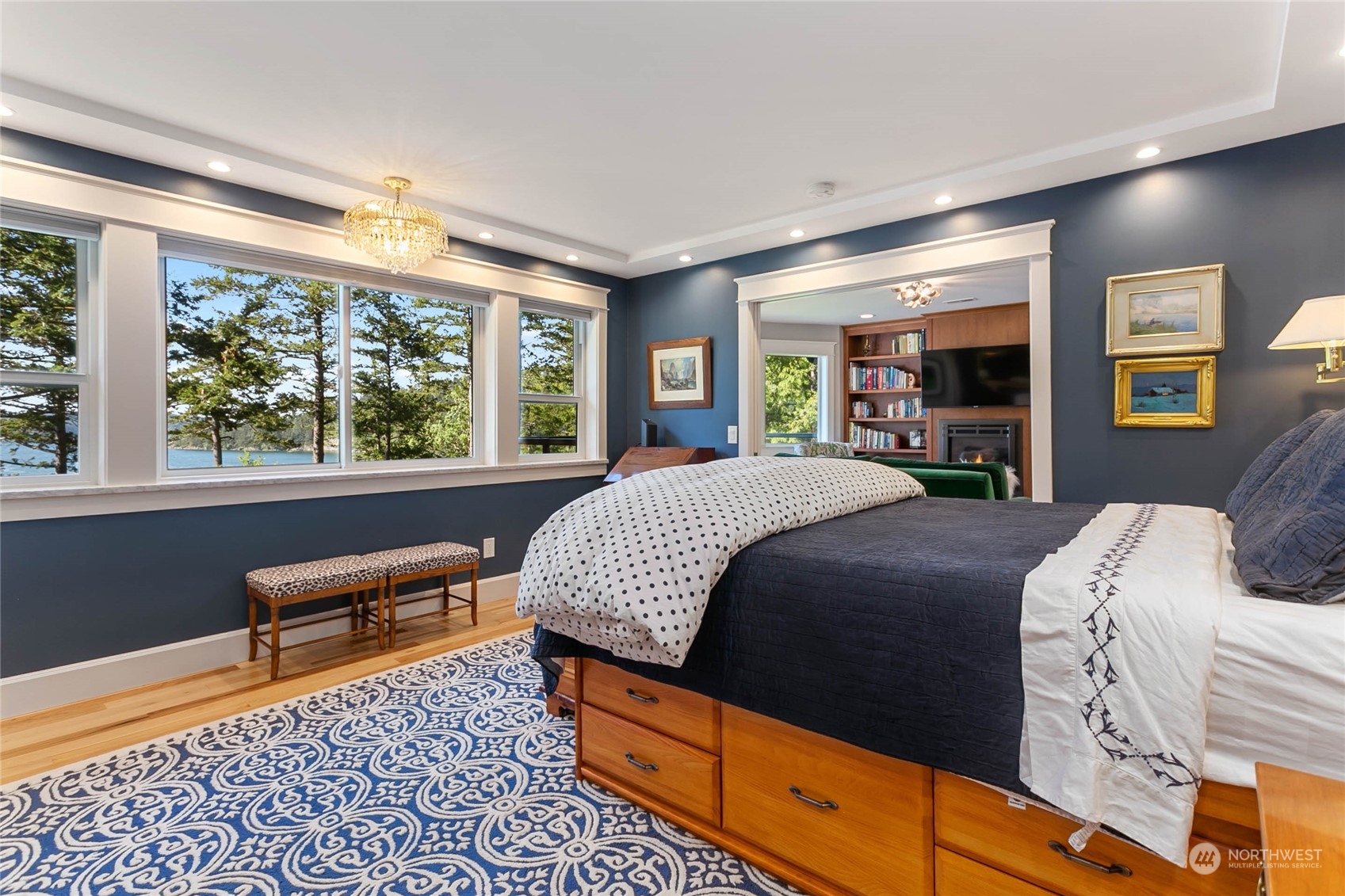 324 Sea Pines Road Bellingham, WA 98229 - Photo 27 of 40 a bed sitting in a bedroom next to a window