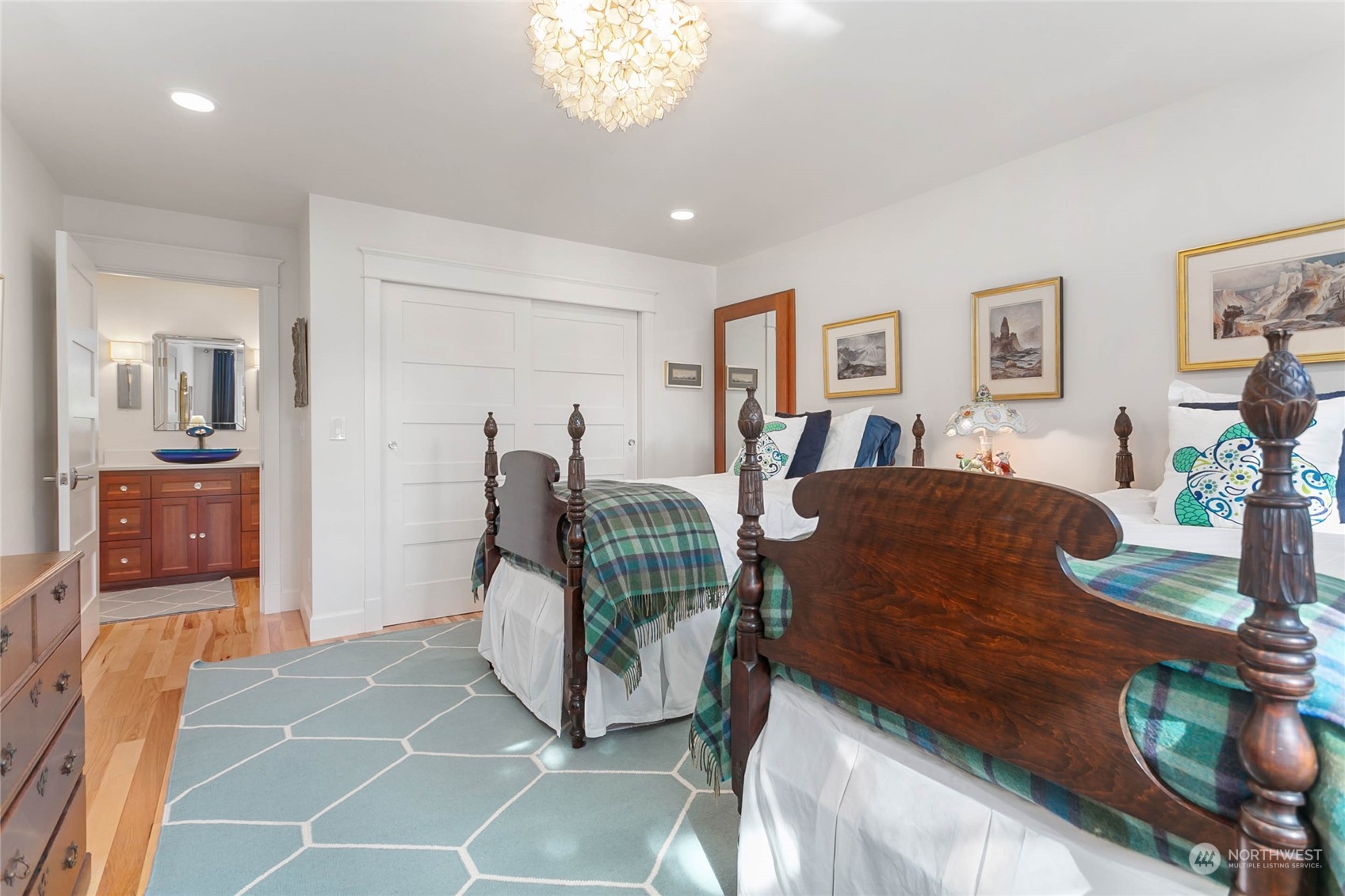 324 Sea Pines Road Bellingham, WA 98229 - Photo 31 of 40 a living room with furniture and a chandelier