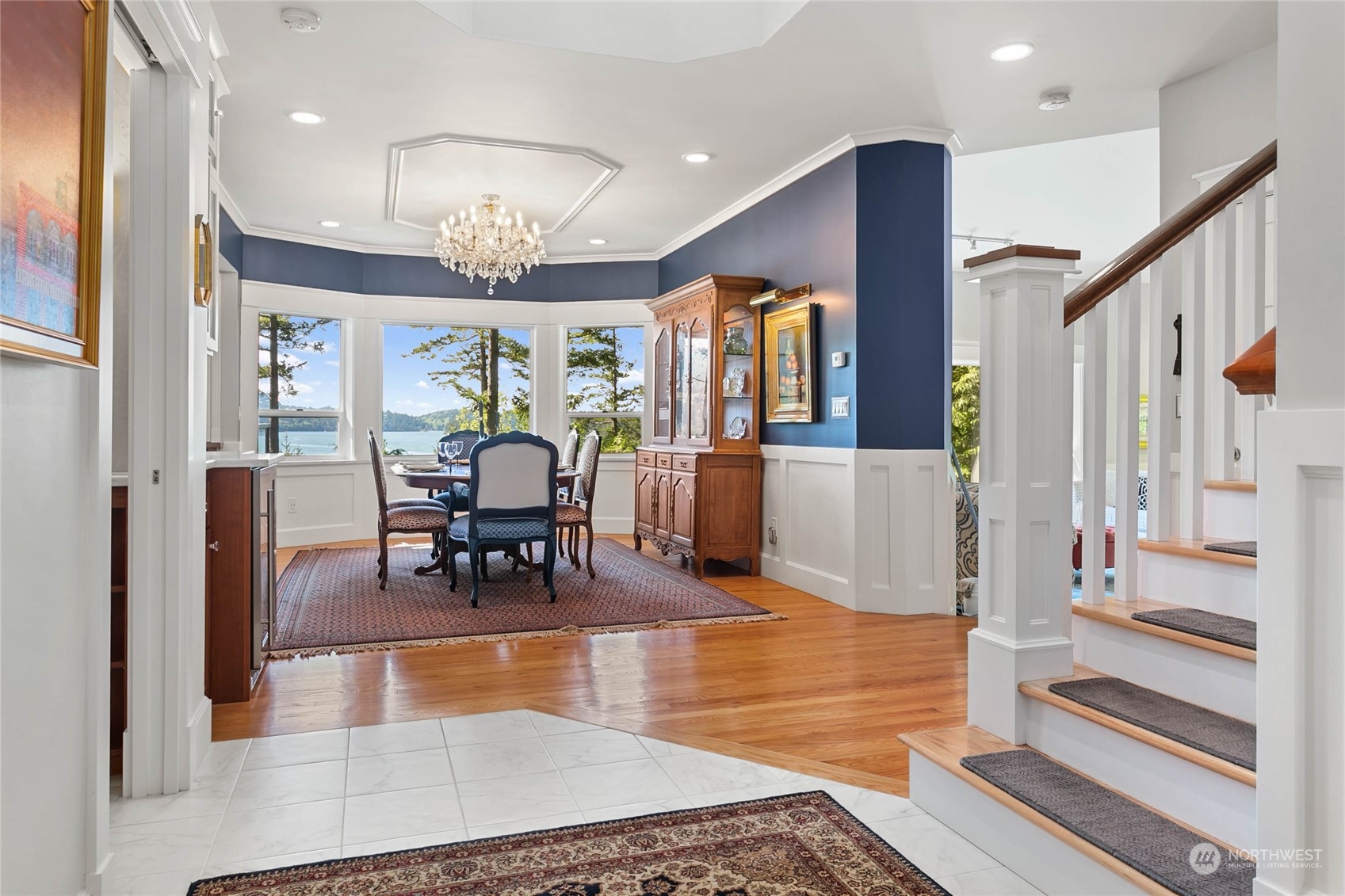 324 Sea Pines Road Bellingham, WA 98229 - Photo 8 of 40 a living room with fireplace furniture and a large window