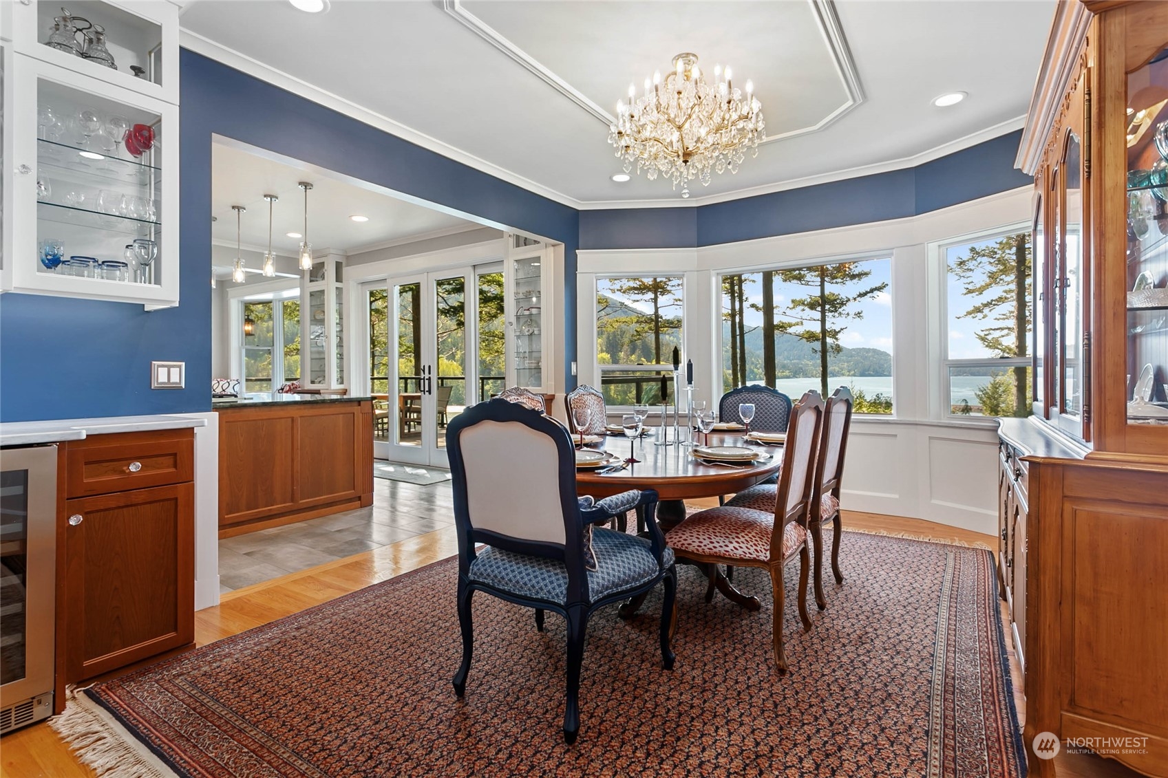 324 Sea Pines Road Bellingham, WA 98229 - Photo 9 of 40 a view of a dining room with furniture window and wooden floor