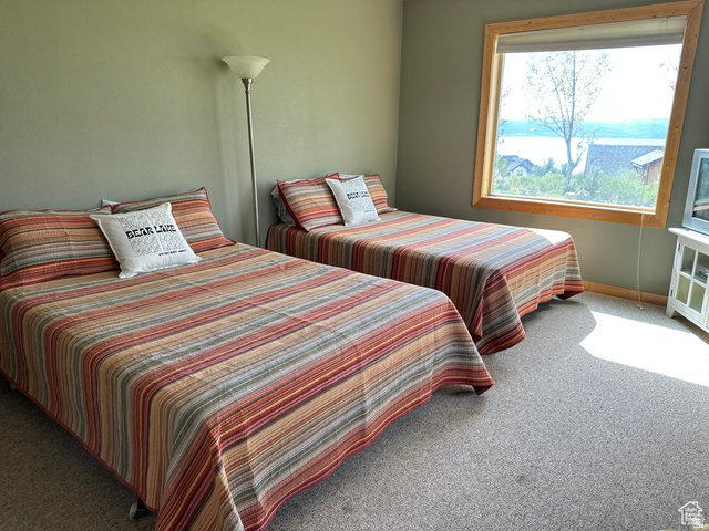 1940 East Shore Road St. Charles, ID 83272 - Photo 41 of 64 Bedroom featuring light carpet and baseboards