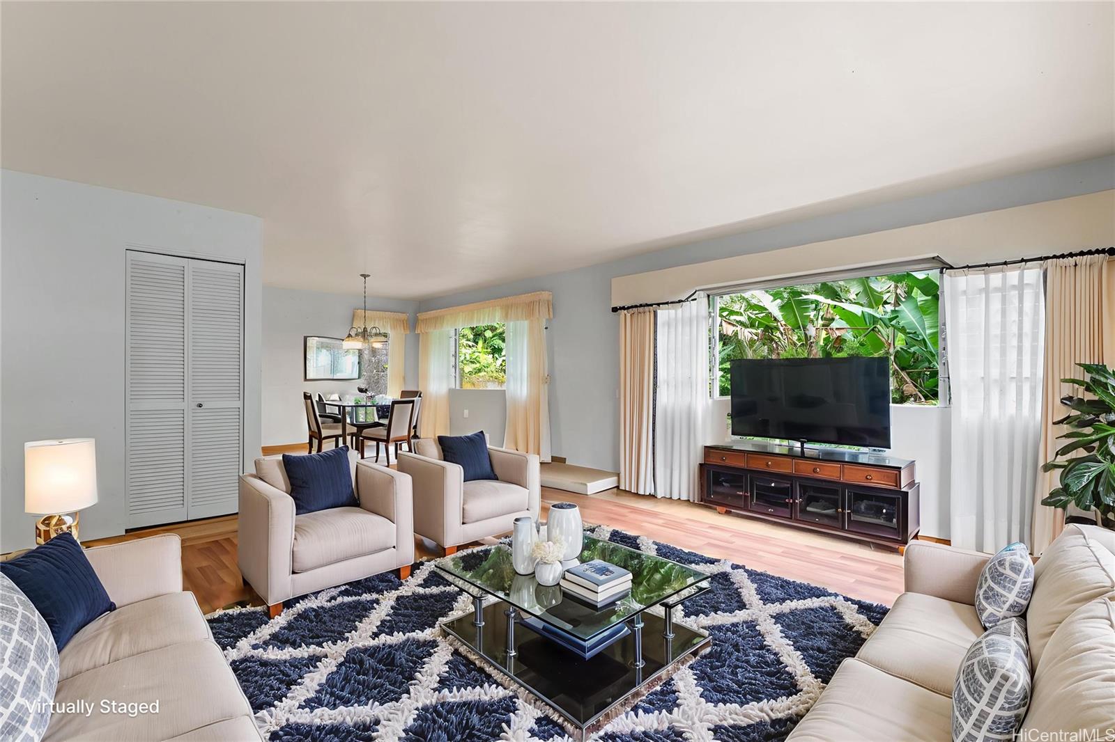 47-800 Ahuimanu Road Kaneohe, HI 96744 - Photo 4 of 25 Living room showing the dining area with furnishing idea