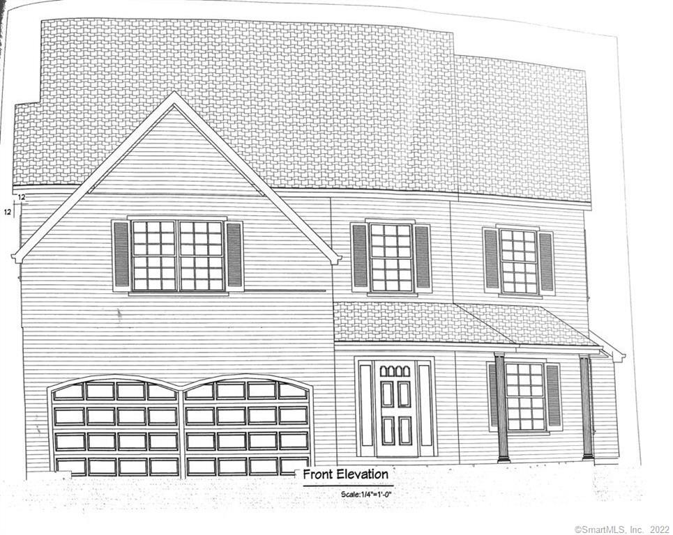 179 Ames Hollow Road Portland, CT 06480 - Photo 1 of 1 Similar plan to be built but garage will be moved to the side so the front view will be windows instead of garage doors in the front with nice front porch and paved driveway