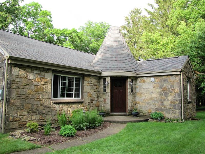 1940 Wallace Road Allison Park, PA 15101 - Photo 2 of 21 UNIQUE UPDATED STONE HOME WITH PRIVACY