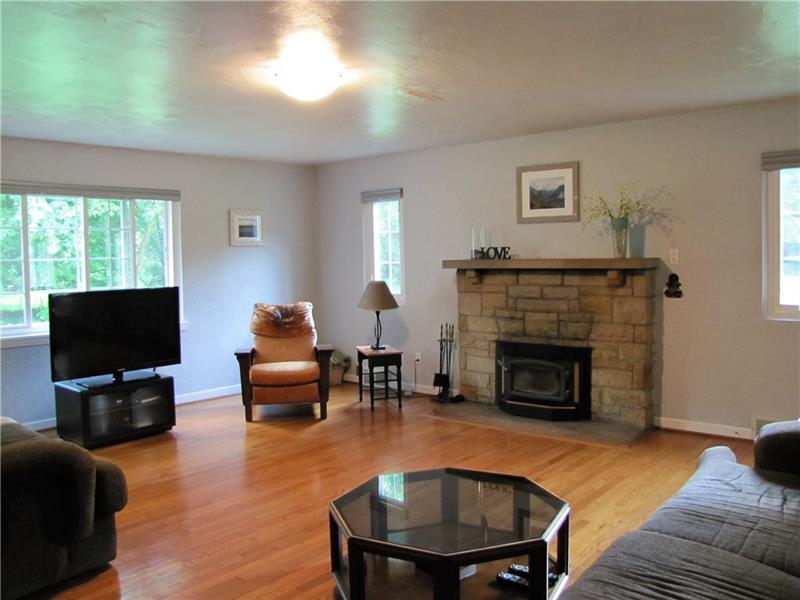 1940 Wallace Road Allison Park, PA 15101 - Photo 5 of 21 STONE FIREPLACE IN LIVING ROOM