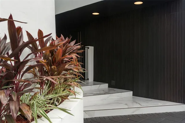 a view of living room filled with furniture and a potted plant