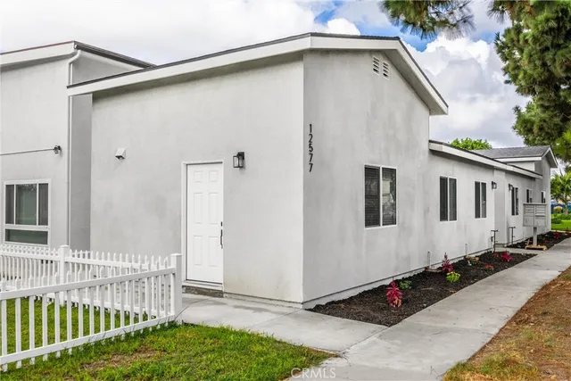 a view of front door of house