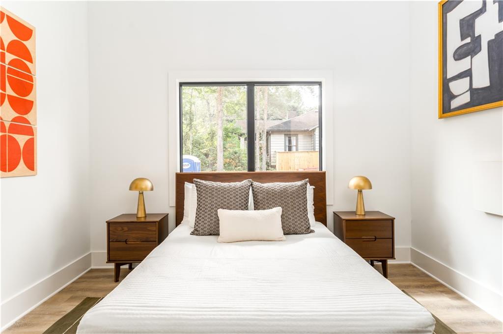 1160 Gracewood Avenue Southeast, Unit 111 Atlanta, GA 30316 - Photo 16 of 38 a bedroom with a bed and a window