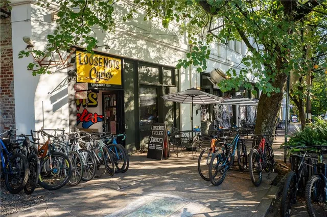 a sign on the side of a building