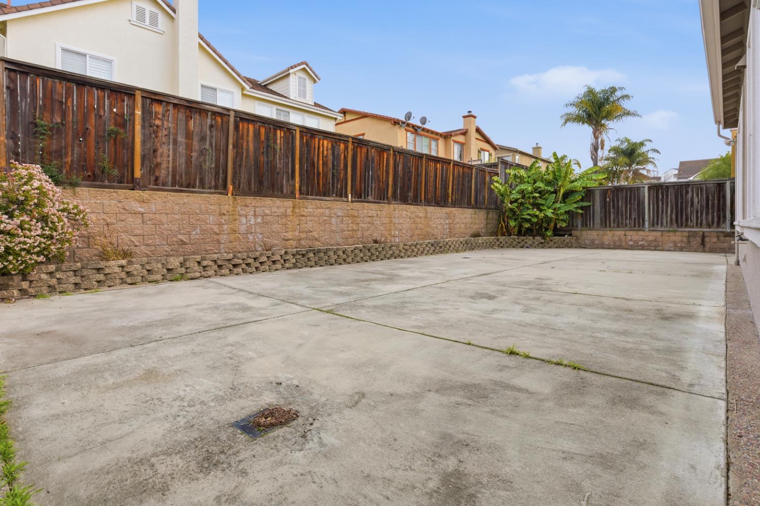 1012 Rock Harbor Point Hercules, CA 94547 - Photo 41 of 53 a view of backyard with potted plants wooden fence