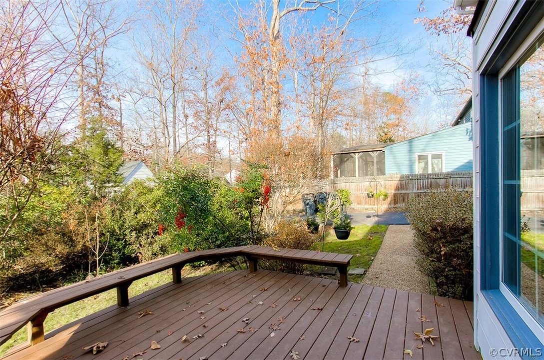 624 Fennimore Road Midlothian, VA 23114 - Photo 4 of 28 a view of a bench in a balcony