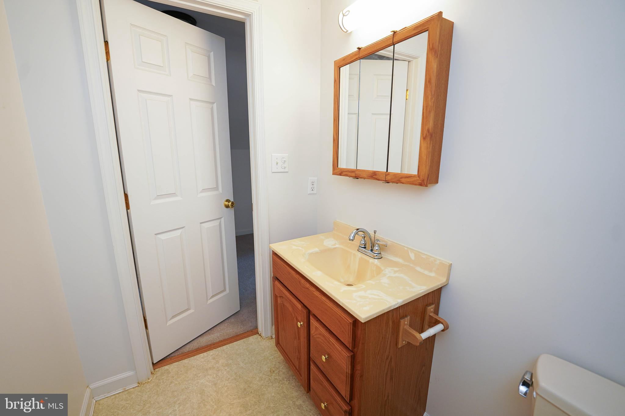 23290 Custom House Road Deal Island, MD 21821 - Photo 47 of 64 a bathroom with a sink a vanity and a mirror