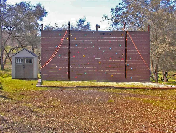 a view of a town with mountains in the background